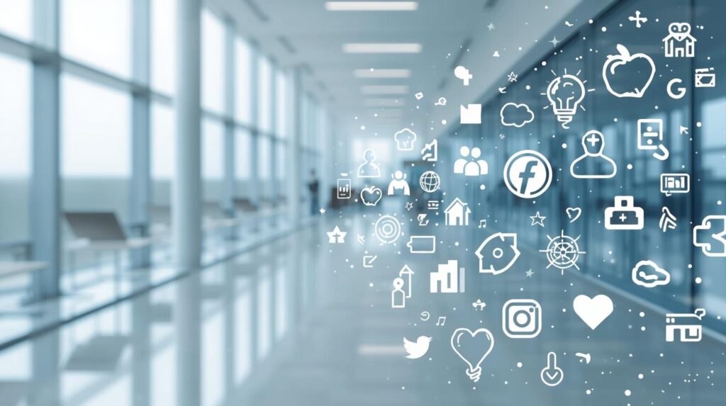 imagem que represente um conteudo educativo em saude, remetendo as redes sociais2