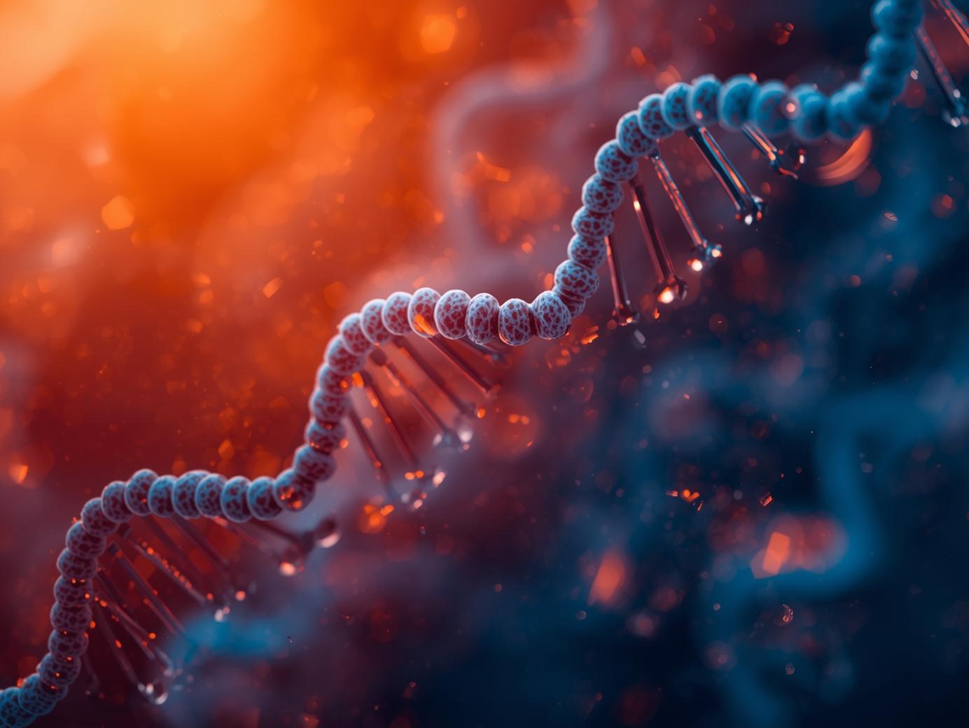 quero uma imagem que represente a medicina personalizada. quero que tenha cores alaranjadas e azul2